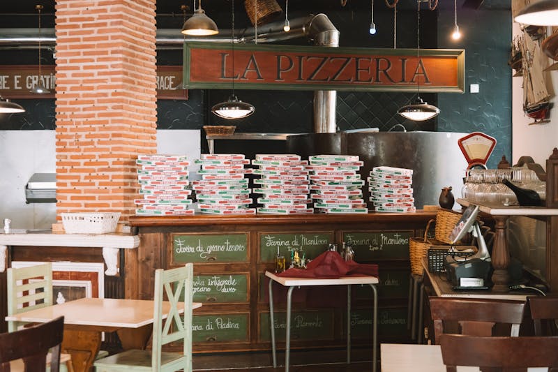 Inside Marcos restaurant — the birthplace of our marco's pizza